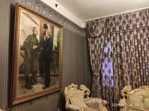Albay Çolak İbrahim Bey ve Atatürk tablosu